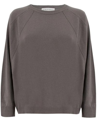 Le Tricot Perugia Sweatshirts - Grau