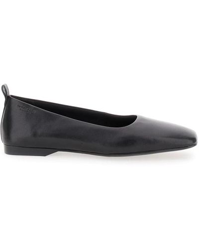 Vagabond Shoemakers Zapatos planos de cuero negro delia