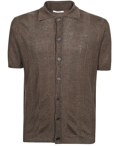 Kangra Short Sleeve Shirts - Brown