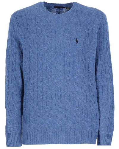 Ralph Lauren Round-neck Knitwear - Blau