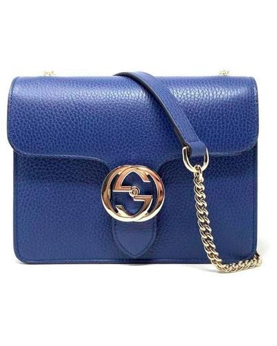 Gucci Cross Body Bags - Blue