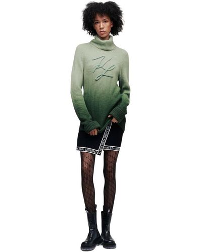 Karl Lagerfeld Autograph soutache sweater - Verde