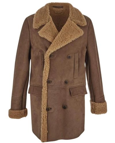 Salvatore Santoro Coats > double-breasted coats - Marron