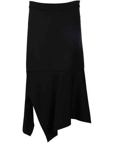 Victoria Beckham Midi Skirts - Black