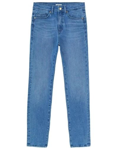 Gas Cropped Jeans - Blue