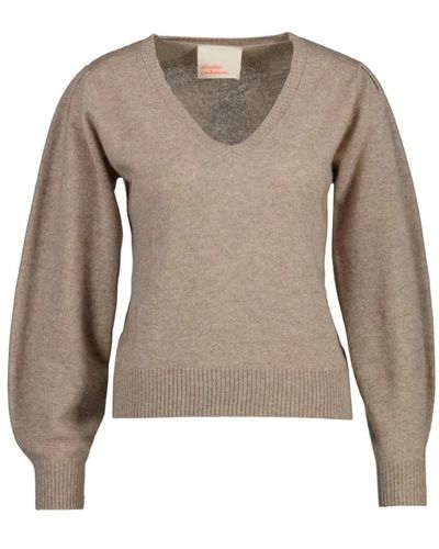 ABSOLUT CASHMERE Knitwear > v-neck knitwear - Marron