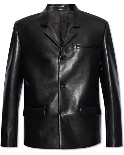 Nanushka Jackets > leather jackets - Noir