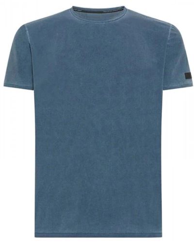 Rrd Delavé micro piquet t-shirt - Blau