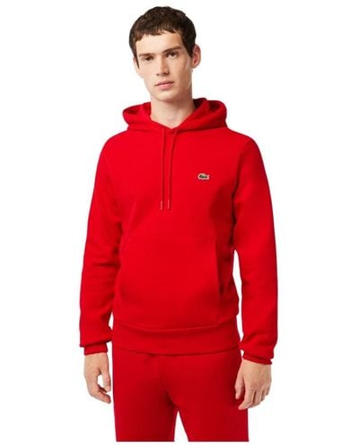 Lacoste Hoodies - Red