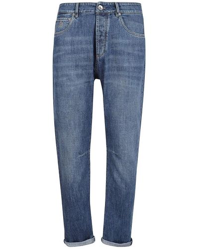 Brunello Cucinelli Slim-Fit Jeans - Blue