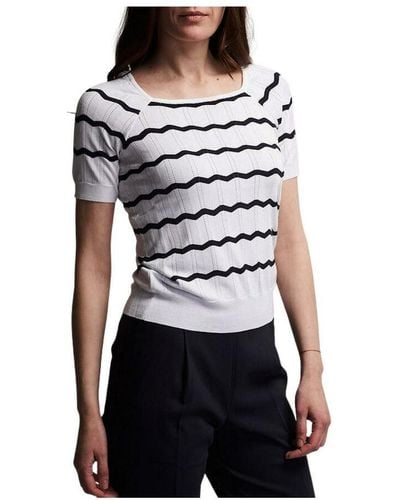 Naf Naf Striped t -shirt - Blanc