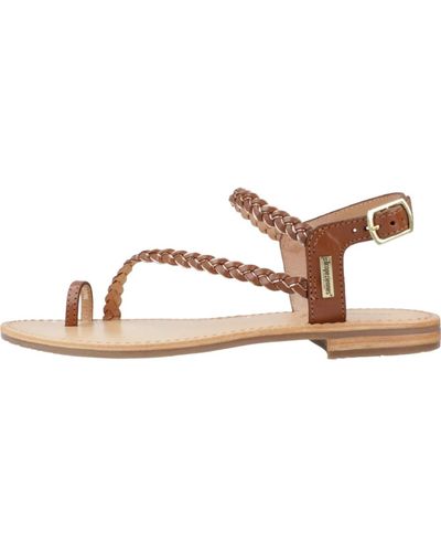 Les Tropeziennes Stilvolle flache sandalen für frauen - Braun