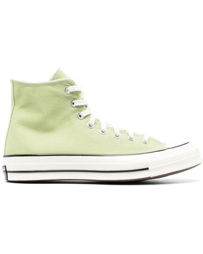 Converse Chuck 70 hi grüne sneakers - Weiß