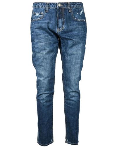 Alessandro Dell'acqua Slim-Fit Jeans - Blue