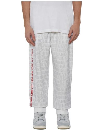 Helmut Lang Trousers > straight trousers - Gris
