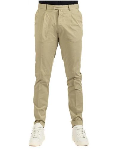 Brooksfield Slim-Fit Pants - Natural