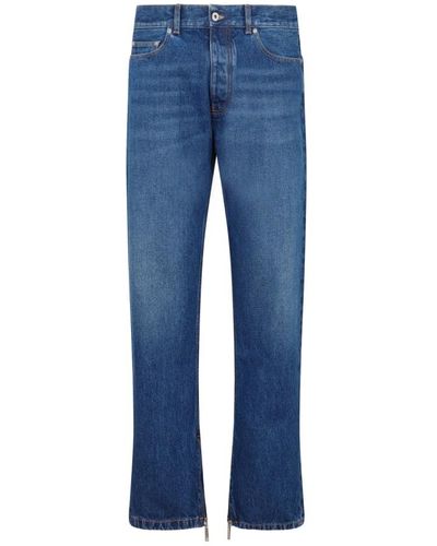 Off-White c/o Virgil Abloh Blaue denim jeans gerades bein
