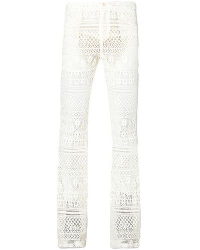 Liu Jo Slim-Fit Trousers - White