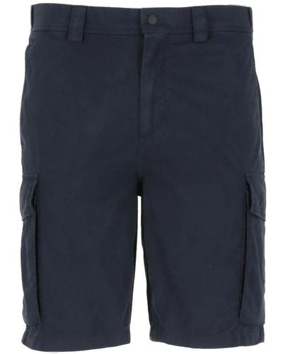 Woolrich Blaue cargo bermuda shorts