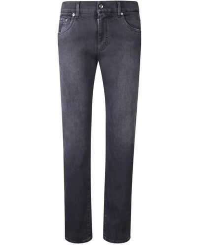 Dolce & Gabbana E Slim Fit Jeans für Herren - Blau