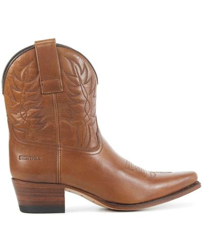 Sendra Shoes > boots > cowboy boots - Marron