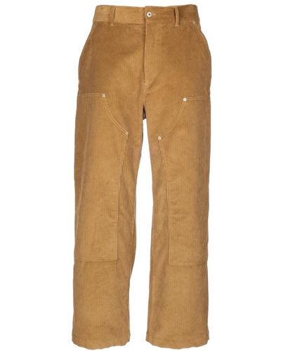 Loewe Corduroy patch pantaloni - Neutro
