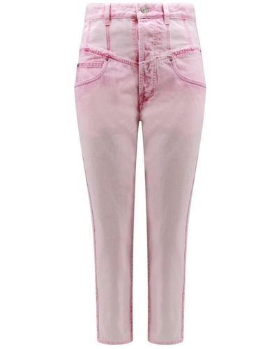 Isabel Marant Slim-Fit Jeans - Pink