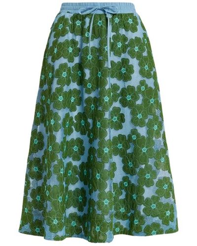 Essentiel Antwerp Midi Skirts - Green