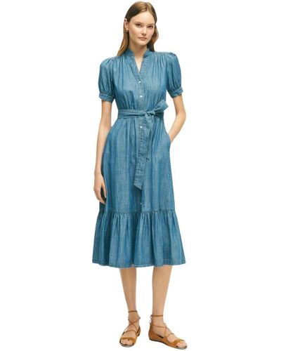 Brooks Brothers Dresses > day dresses > shirt dresses - Bleu