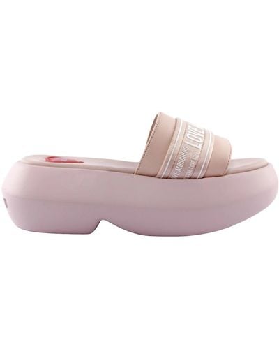 Love Moschino Rosa ciabatta sandalen - Pink