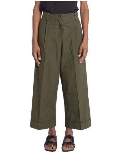 Momoní Wide Trousers - Green