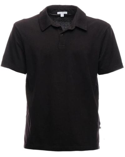 James Perse Polo Shirts - Black