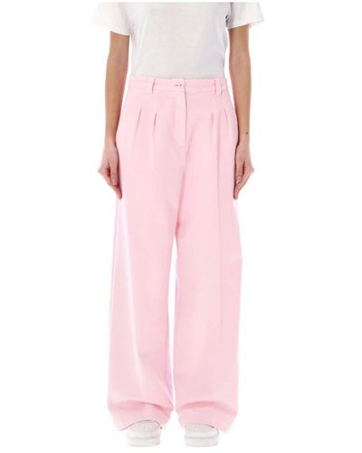 A.P.C. Wide Trousers - Pink