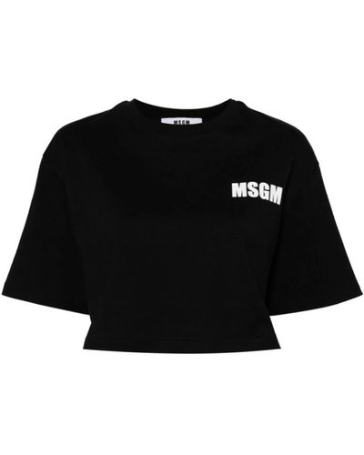MSGM Logo piccolo t-shirt - Schwarz