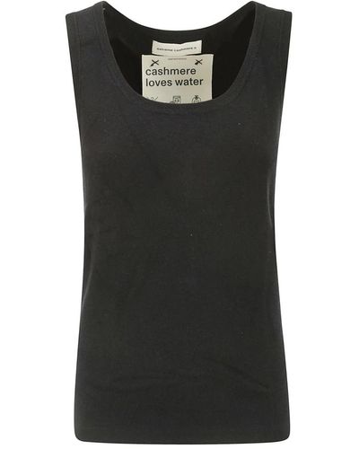 Extreme Cashmere Tops > sleeveless tops - Noir