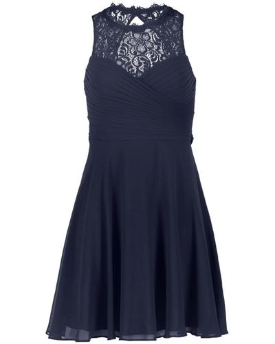 Vera Mont Elegantes spitzenabendkleid,spitzenabendkleid - Blau