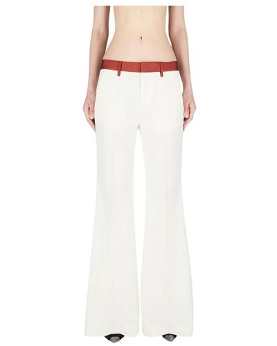 DSquared² Wide Trousers - White