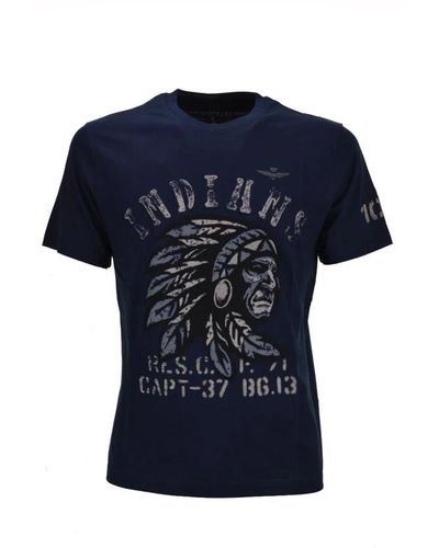 Aeronautica Militare T-Shirts - Blue
