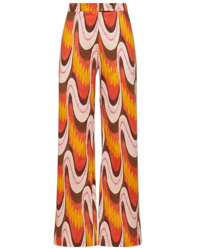 Maliparmi Straight trousers - Naranja