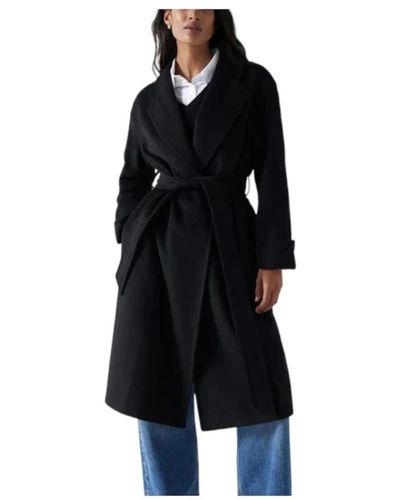 Salsa Jeans Belted coats - Nero