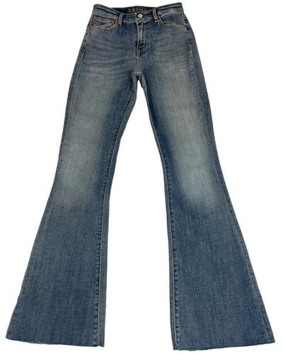 Denham Wide Jeans - Blue