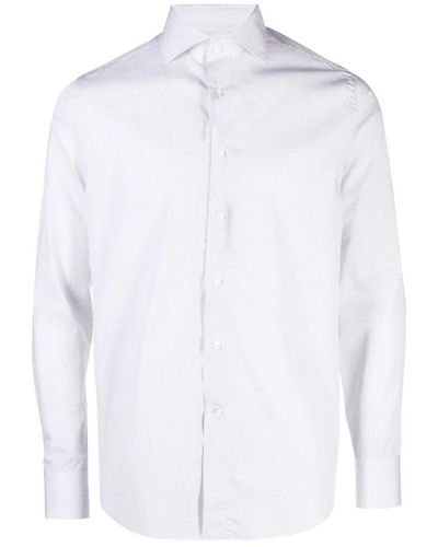 Canali Formal Shirts - White