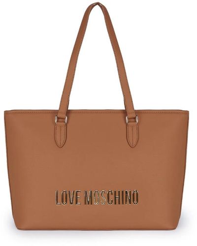 Love Moschino Tote Bags - Brown
