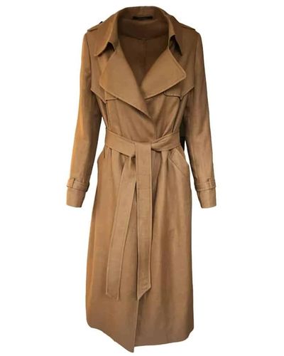 Tagliatore Trench Coats - Braun