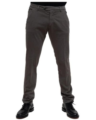 Roy Rogers Trousers > slim-fit trousers - Noir