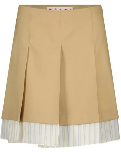 Marni Short skirts - Neutro