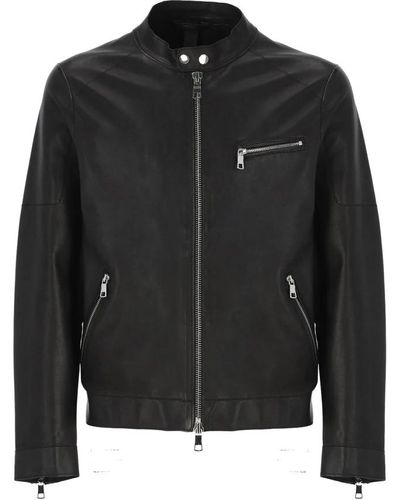 The Jack Leathers Leather Jackets - Black