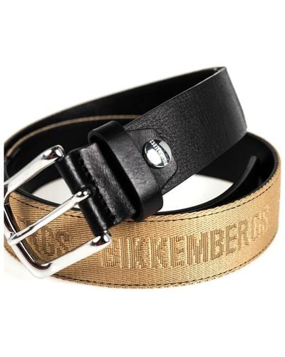 Bikkembergs Cintura con motivo decorato e dettagli in metallo argentato - Metallizzato