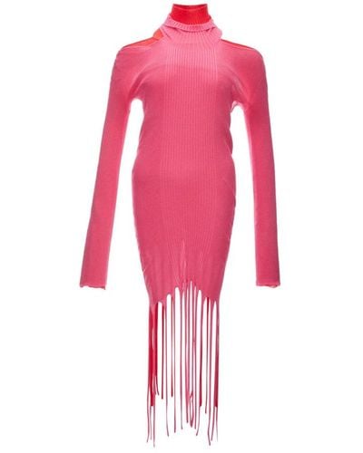 Bottega Veneta Knitted Dresses - Pink