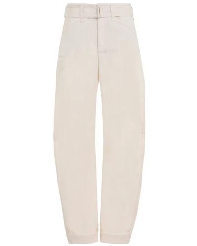 Lemaire Wide Trousers - White